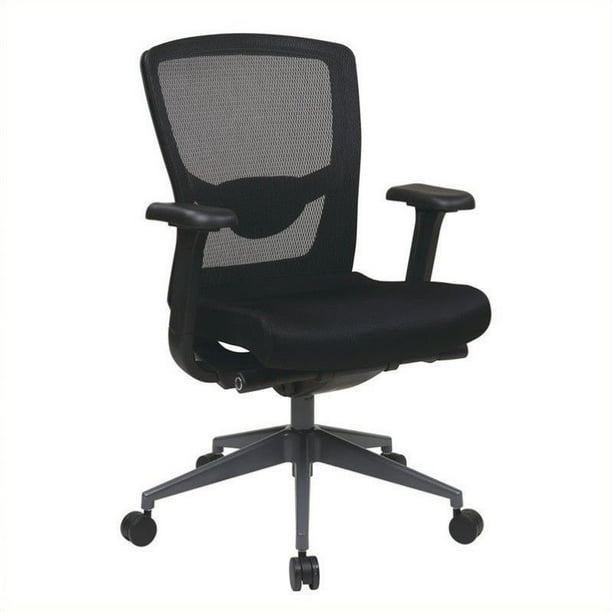 Office Star Products Executive Black ProGrid® Back Chair - Walmart.com ...