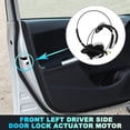 thumbnail image 2 of Actuador de cerradura de puerta eléctrica delantero izquierdo W/ cable para Infiniti FX35 09-12 No.805011CA0A Negro, 2 of 7