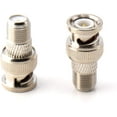thumbnail image 3 of THE CIMPLE CO - RF Coaxial Adapter, Converter - F-Type Female to BNC Male Connector - 50 Pack, 3 of 9