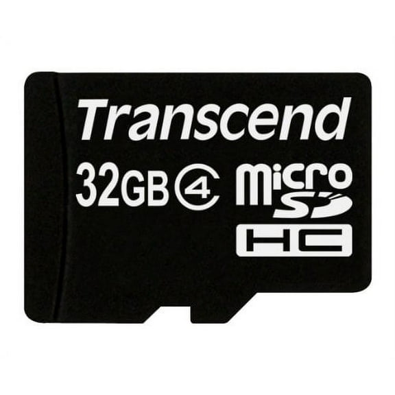 Transcend 32 GB Class 4 microSDHC Flash Memory Card TS32GUSDHC4