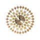 thumbnail image 5 of Reloj de pared de pavo , reloj decorativo, reloj de pared de pavo real de arte de Metal silencioso, reloj de pared grande para decoración d, 5 of 9