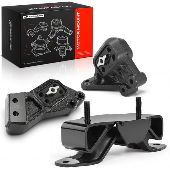 A-Premium 3PCS Engine Motor Mount and Transmission Mount Kit Compatible with Dodge Ram 1500 2002 2003 2004 2005, 4.7L 5.7L, 4WD, Replace# 52013509AA, 52021320AB