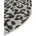 thumbnail image 6 of Unique Loom Outdoor Safari Collection Area Rug - Leopard (5' 3" x 8' Oval Light Gray/Gray), 6 of 7