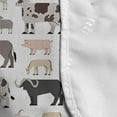 thumbnail image 4 of Cattle Microwave Oven Cover, Composition of Graphic Sketch Cattle Animals as Ox Goat Pig and Buffalo, Water Resistant Organizer with Pockets for Kitchen, 36" x 12", Multicolor, by Ambesonne, 4 of 4