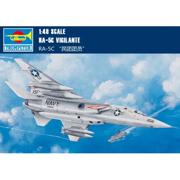 Trumpeter 02809 1/48 RA-5C VigilanteModel Kit