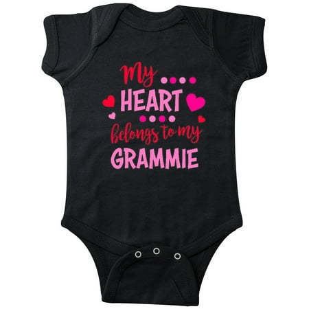 

Inktastic My Heart Belongs to my Grammie Gift Baby Boy or Baby Girl Bodysuit