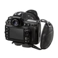 thumbnail image 1 of Black PU Hand Grip with Adjustable Strap for SLR Camera Stability 3.5 inches, 1 of 4