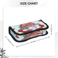 thumbnail image 3 of Gaeub Funny Christmas Gnome Print Canvas Pen Case,Pencil Case for Men Women, Large Pen Bag,Big Capacity Canvas Pencil Pouch, 3 of 6