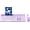 Purple, variant on Marvo Wireless Keyboard and Mouse Combo, 2.4G, Low Profile, Fluid Precise, Quiet, Tablet Holder, Pink