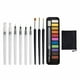 thumbnail image 1 of 12 Colores Vívidos Solicitud de Pintura Acuarela Sólida Dibujo de Dibujo Pen Nylon Cepillo Portable Premium para Dibujar Pintura, 1 of 9