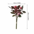 thumbnail image 2 of Red Eucalyptus Berries & Leaves with Branches, Hand-Tied Faux Plant Decor for Coffee Table, Farmhouse & Cozy Living Room Table Decor, Vase Filler Artificial Fruit Decor 3 Pack, 2 of 4