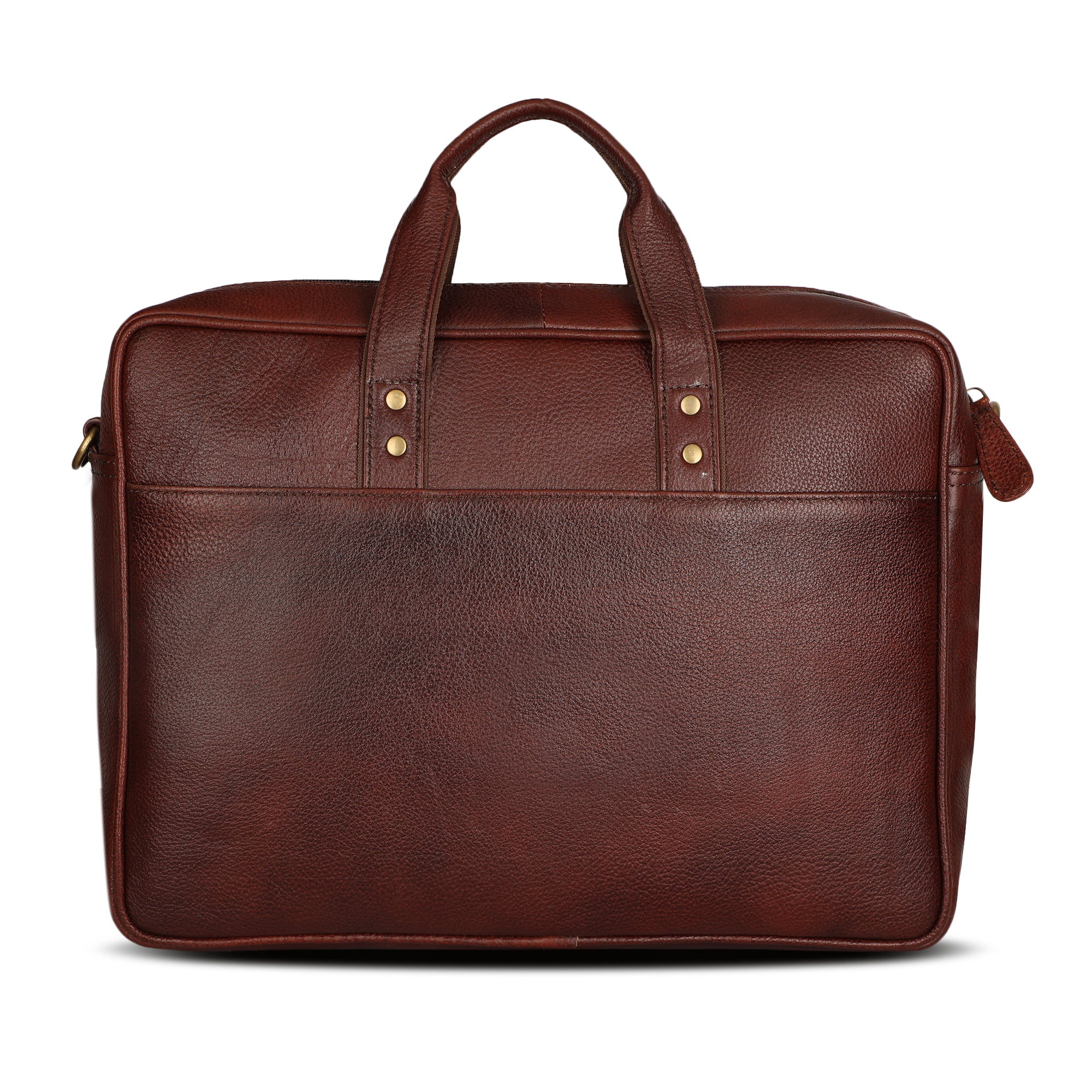 Wellbourne Sauve Cuer 14 Inch Leather Laptop Bag Crossbody messenger Handbag for Computer Perfect for Meetings Office Business Travel - Maroon
