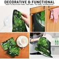 thumbnail image 7 of Coolnut St. Patrick's Day Green Clover Kitchen Dish Towel Set,Drying Kitchen Towels Tea Towels Gift Set for Drying Cleaning Cooking Baking 6Pcs Wash cloth, 7 of 7