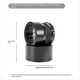thumbnail image 2 of Distribuidor de Café Ajustable de 53 mm, Antideslizante, con Aguja Negra., 2 of 5
