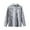 Grey*, variant on OSOLU Girls T-Shirt Turtleneck Long Sleeve Thin Horizontal Striped All Over Print Soft Layering Tops Pink