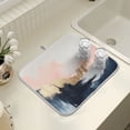 thumbnail image 4 of Yayeee Dish Drying Mat for Kitchen Counter 18" x 24" Microfiber Super Absorbent Coffee Decorative Pad, Abstract Landscape, 4 of 9