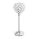 thumbnail image 2 of con canliere , canliere para coración Bodas, Hogar, , Acción Gracias, Navidad , Plata 26,5 cm Plata 265cm Macarena candelero de cristal candelita, 2 of 8