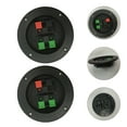 thumbnail image 1 of unbranded 2Ud Conector Para Equipos De Sonido Con 4 Puertos Duradero Y Fácil De Usar En Negro, 1 of 8