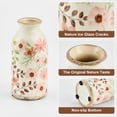 thumbnail image 3 of DAKIMOE Rustic Ceramic Vase, Decorative Flower Vase Farmhouse Decor for Home Living Room Bedroom Kitchen Office Shelf Decor,6 Inches, 3 of 7