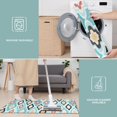 thumbnail image 6 of Blue Geometric Flower Diamond Pattern Kitchen Rugs Sets Of 3,Kitchen Runner Rugs Non Skid Washable,Decorative Kitchen Floor Mats for Kitchen,Sink,Laundry,17"x30"+ 17"x47" + 17"x59", 6 of 6