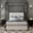 White, variant on Harper & Bright Designs Metal Queen Canopy Bed Frame with Tall Headboard, Corduroy Upholstered Gold 4-Poster Bed with Slat Support for Bedroom, Beige,Gold