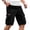 ☪316-Black, variant on Mens Casual Twill Cargo Shorts Drawstring Classic Chino Stretch Short with Pockets 2026