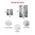 thumbnail image 7 of Grey Kitchen Dish Towels for Drying Dishes Set of 3, Modern Oil Painting Art Forest Waffle Weave Microfiber Hand Tea Bathroom Towels Quick Dry & Absorbent Towel 15.7x23.6, 7 of 7