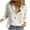 White, variant on Luxalzxs Womens Long Sleeve Button Down Cotton Linen Shirt Blouse Loose Fit Lapel Casual Bird Print V-Neck Tops Shirts