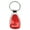 Red, variant on Dodge Dart Keychain & Keyring - Red Teardrop