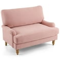 thumbnail image 6 of Bezseller 47" Oversized Accent Chair for Living Room, Pink, 6 of 10