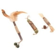 thumbnail image 1 of Cat Chew Stick Silvervine - 3PCS Faux Feather Pet Teeth Toy Kitten Catnip Stick, 1 of 7