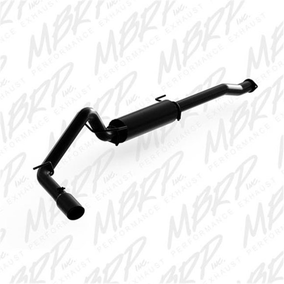 MBRP S5338BLK 16-17 Tacoma 3.5L 3 in. Cat Back Exhaust, Single Side Exit, Black