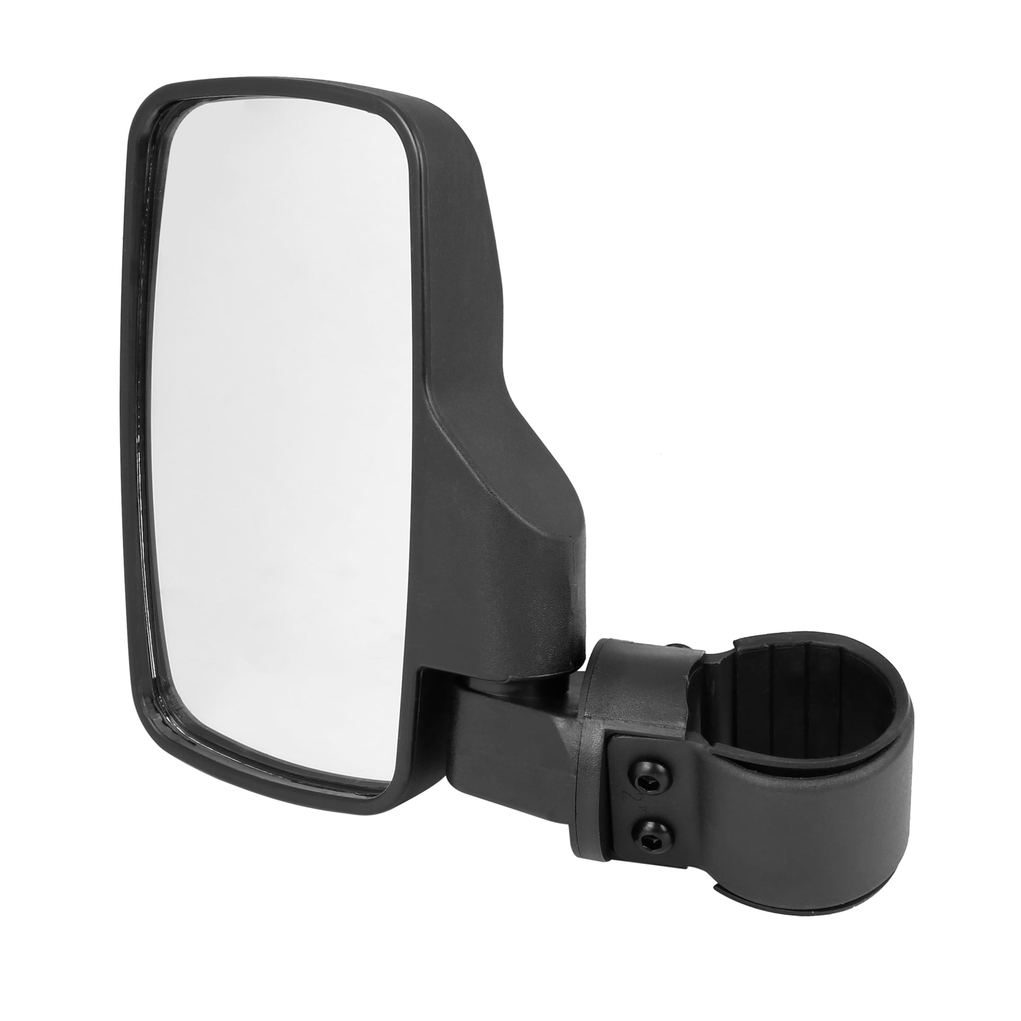 Unique Bargains 2" 1.75" 1.46" Round Roll Cage UTV Rear View Center Side Mirror Set Black for Polaris for Kawasaki