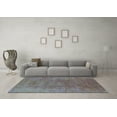 thumbnail image 3 of Ahgly Company Indoor Rectangle Oriental Light Blue Industrial Area Rugs, 2' x 4', 3 of 4