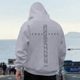 thumbnail image 1 of WILLBEST Sudadera Deportiva para Hombre, Sudadera con Capucha para Hombre, Sudadera con Capucha con Estampado Gráfico Retro Verse, Sudadera con Media Cremallera para Uso Informal Grande, 1 of 6