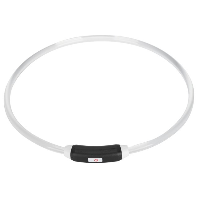 DIY Dog LED Collar, Safe And USB Charging Design Bite Resistant LED Collar Soft Plastic Design For Dogs Red Light,Yellow Light,Blue Light,Green Light,Pink Light,White