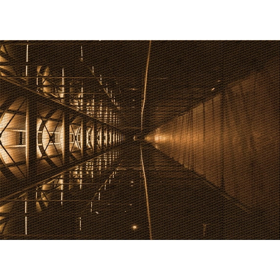 Ahgly Company Indoor Rectangle Patterned Saddle Brown Area Rugs, 3' x 5'