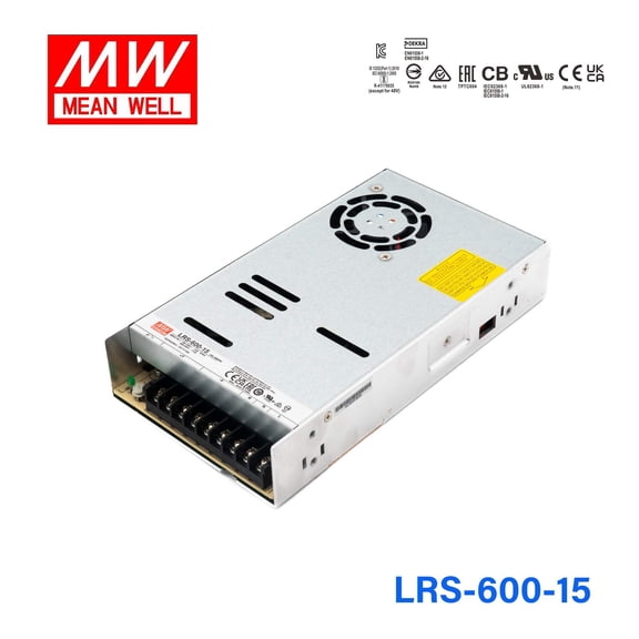 Mean Well LRS-600-15 Power Supply 600W 15V