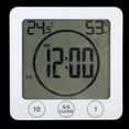 thumbnail image 4 of Multifunctional Indoor Thermometer Hygrometer Digital Clock for Home Bathroom Kitchen, 4 of 5