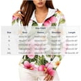 thumbnail image 4 of Uaswgudfs Women's UPF 50+ Sun Protection Hoodie Zip-Up Rash Guard with Thumbholes Tropical Floral Print for Beach Vacation Swimming, 4 of 5
