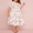 Pink, variant on Women's summer casual plus-size Bohemian-style swing wrap dress with floral prints, V-neck and cinched waist, flowing and elegant mid-length dress 1X-5X