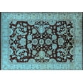 thumbnail image 1 of Ahgly Company Indoor Rectangle Oriental Light Blue Industrial Area Rugs, 7' x 10', 1 of 4