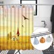 thumbnail image 3 of Autumn Decorative Shower Curtain Hooks Rings 12PCS Pumpkin Shower Curtain Bathroom Decorative Accessories Metal Rustproof Thanksgiving Farmhouse Rusti, 3 of 4