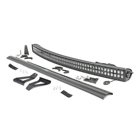 Rough Country 50" Black Series LED Windshield Kit for 1984-2001 Jeep XJ - 70072