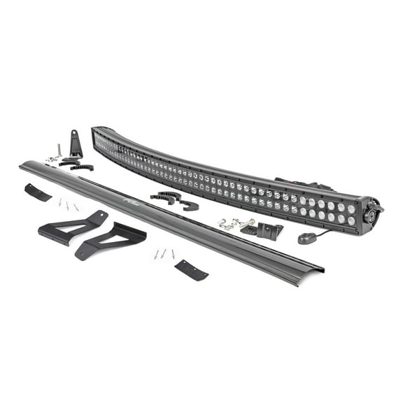 Rough Country 50" Black Series LED Windshield Kit for 1984-2001 Jeep XJ - 70072