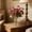 Hot Pink style, variant on Artificial Pansy Flowers, Faux Bouquet for Wedding and Garden Decor, Lifelike 5- Floral Arrangement for Living Room Table, 2-Piece Set for Landscaping
