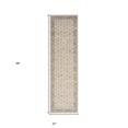 thumbnail image 6 of HomeRoots  8 x 10 ft. Beige & Ivory Floral Rectangle Area Rug, 6 of 11