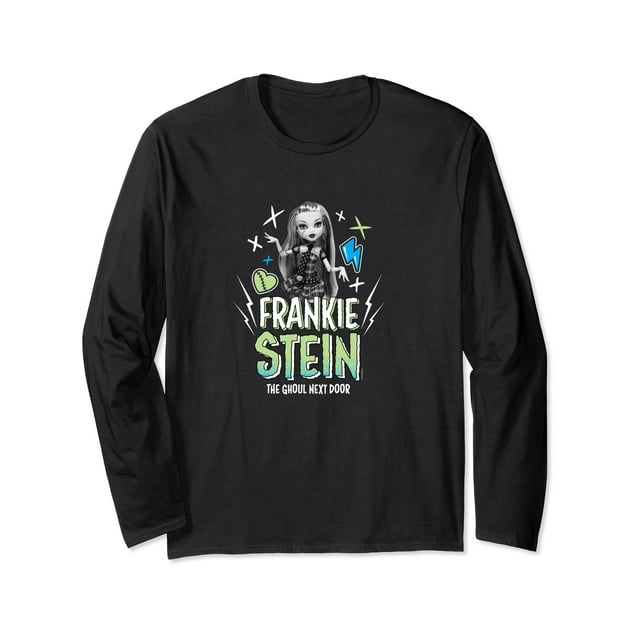 Camiseta de manga larga Monster High Frankie Stein para niñas