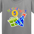 thumbnail image 4 of Inktastic Birthday Boy 5th Birthday Youth T-Shirt, 4 of 5