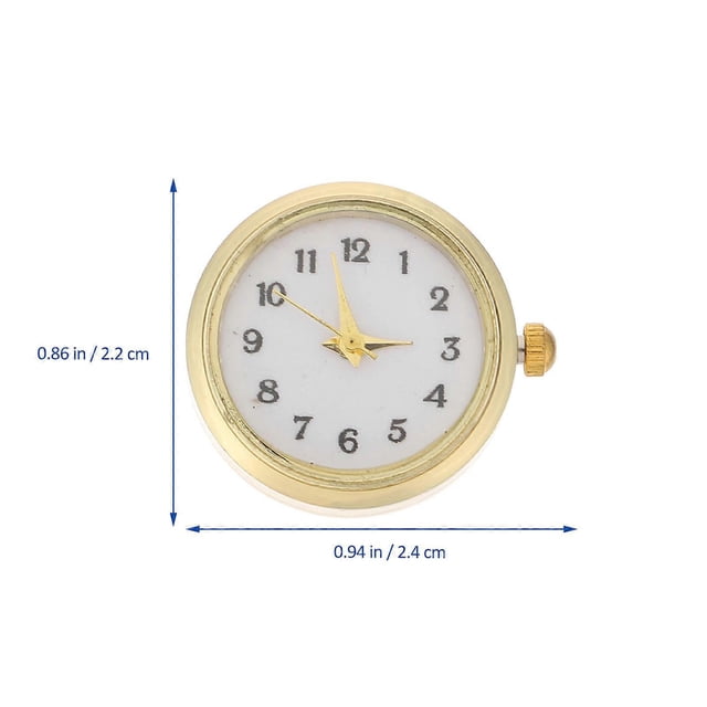 Watch Accessories 3Pcs DIY Personality Head For Students Girls And DIY Enthusiasts In Golden Featuring Anti-Shock